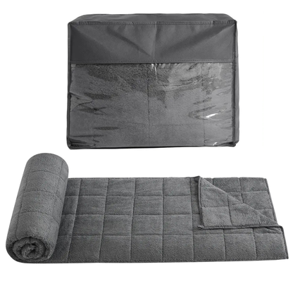 Sleepya - Couverture Pondérée en Polaire Corail