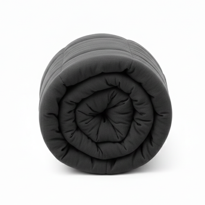 Sleepya - couverture lestée microfibre gris