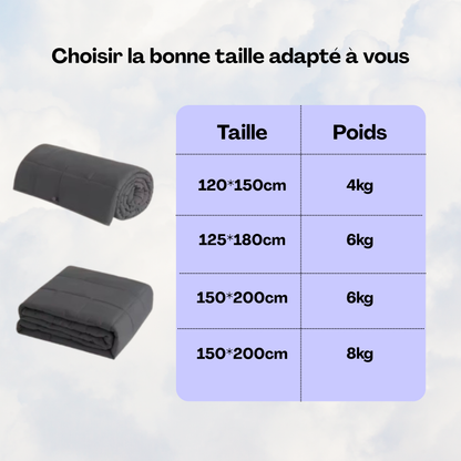 Sleepya - couverture lestée adulte