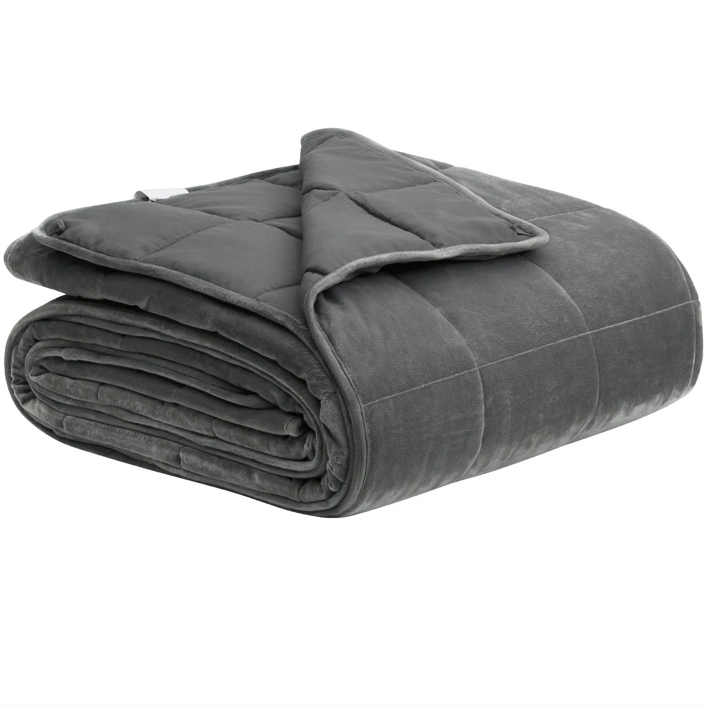 Sleepya - couverture lestée microfibre gris