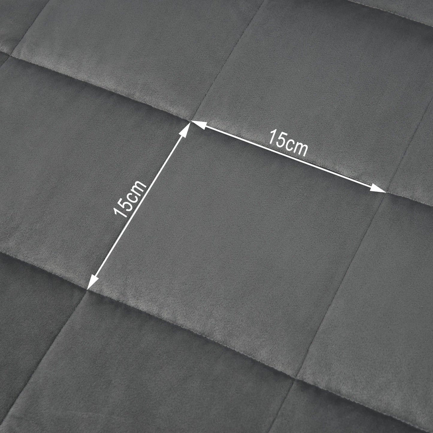 Sleepya - couverture lestée microfibre gris