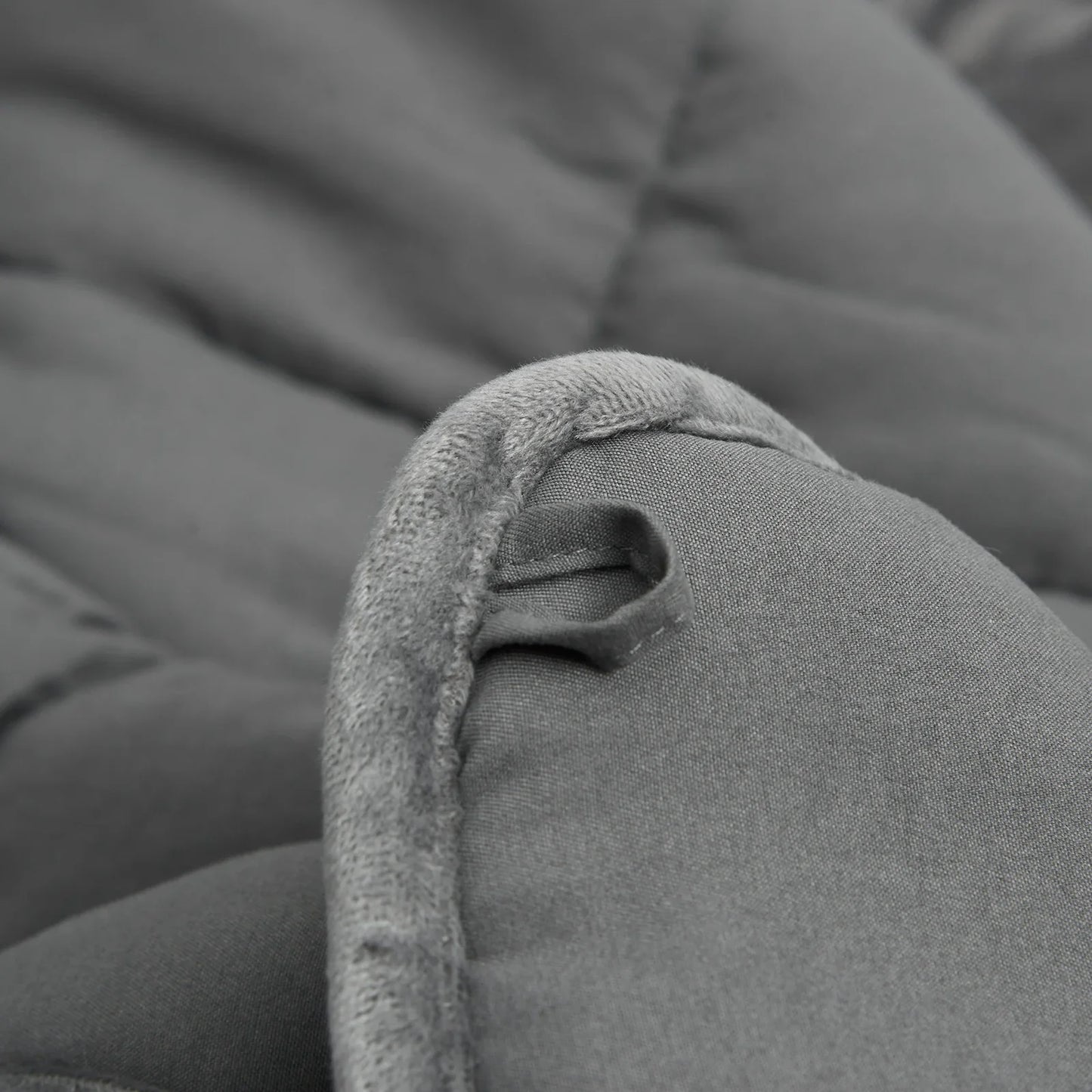 Sleepya - couverture lestée microfibre gris