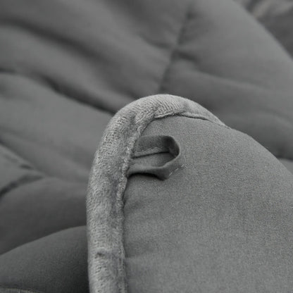 Sleepya - couverture lestée microfibre gris